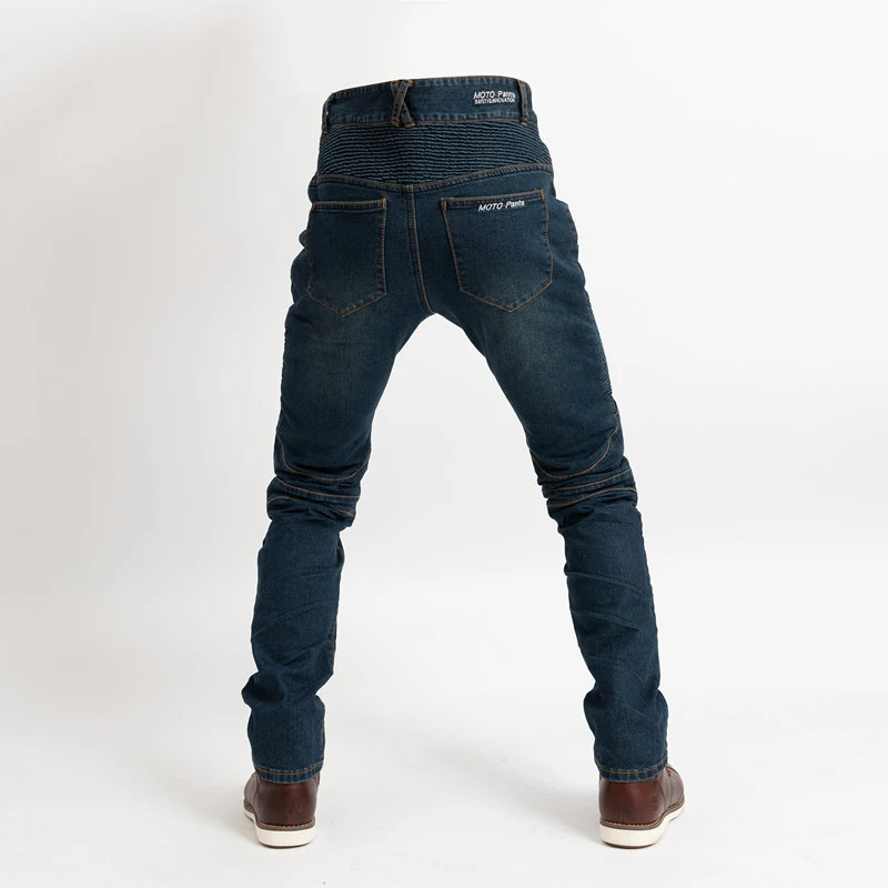 Новинка 2019 классические мотоциклетные брюки мужские защитное снаряжение