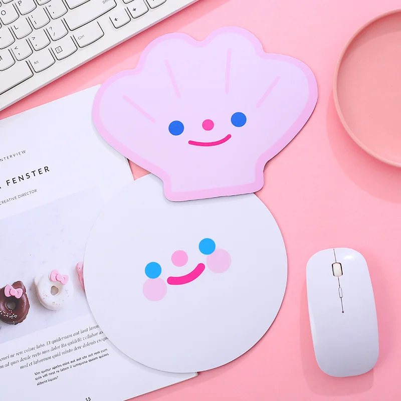 Милый коврик для мыши kawaii с авокадо и кроликом офисный Настольный декор стола