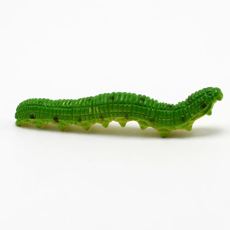 

12 kinds of simulation caterpillar vegetable caterpillar crawling insect animal prank trick trick trick toys