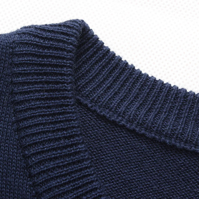 M-3XL Sweater Men 2018 New Arrival Casual Pullover Autumn Round Neck Patchwork Quality Knitted Brand Male Sweaters Plus Size | Мужская