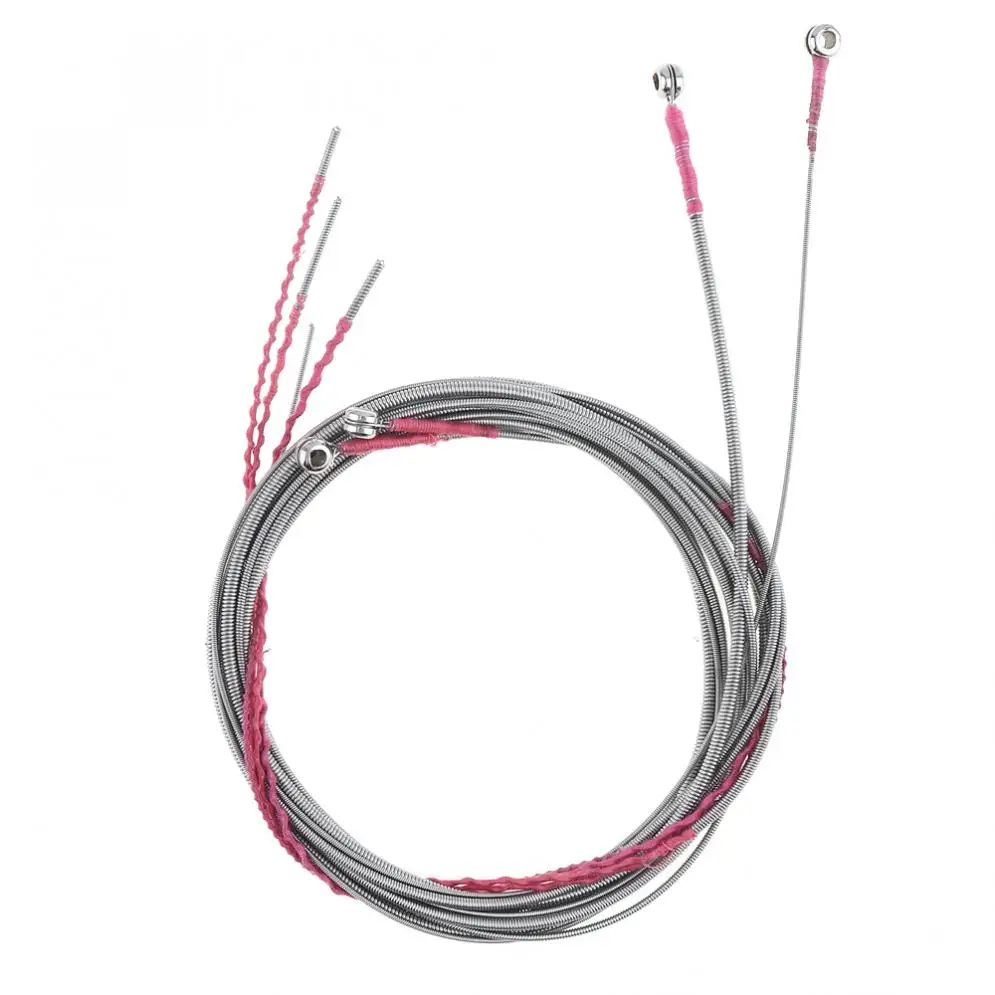 

Bass String 4pcs/set Electronic Bass Steel Strings Core Silver-Plated Copper Alloy 0.43-0.71 Inch