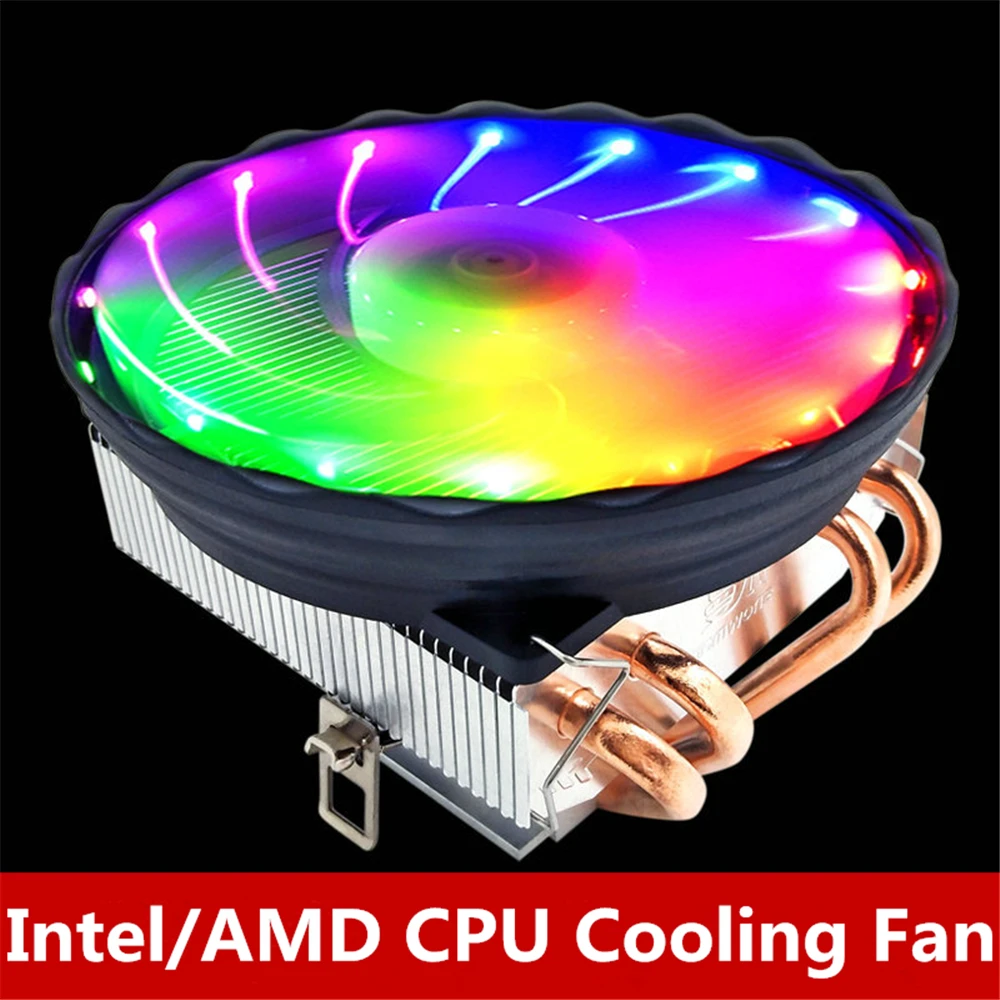 

4 heatpipes CPU Cooler radiator Cooling 3PIN 4PIN For LGA 1150 1151 1155 1156 1366 Motherboard AM2+/AM2/AM3+/AM4+