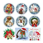 Набор для алмазной вышивки, Круглые узоры, вышивка крестиком, украшение для дома, подарок на Рождество