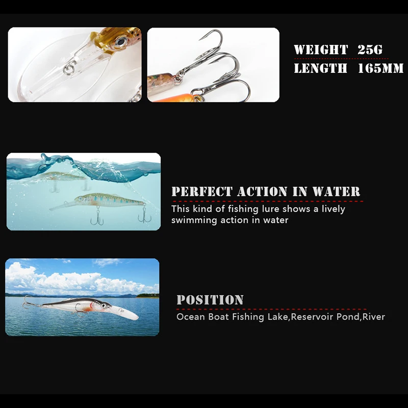 

Minnow Fishing Lure Long Distance Bionic Isca Artificial Hard Decoy Floating Water High Quality Double Hooks Fish Goods For Pike