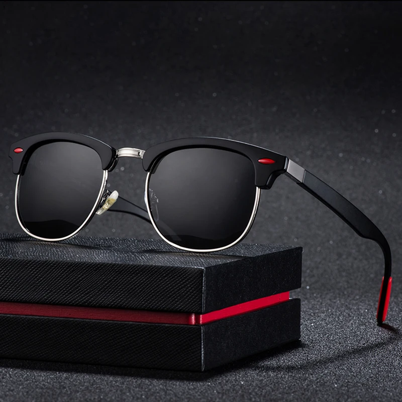Солнцезащитные очки с поляризацией для мужчин и женщин в стиле ретро|Мужские