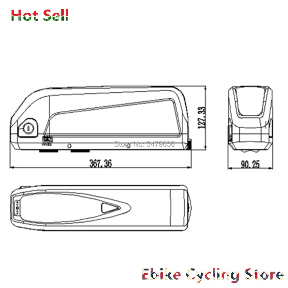 Бесплатная доставка 48 В 20ah литий-ионный аккумулятор для электровелосипеда Новый