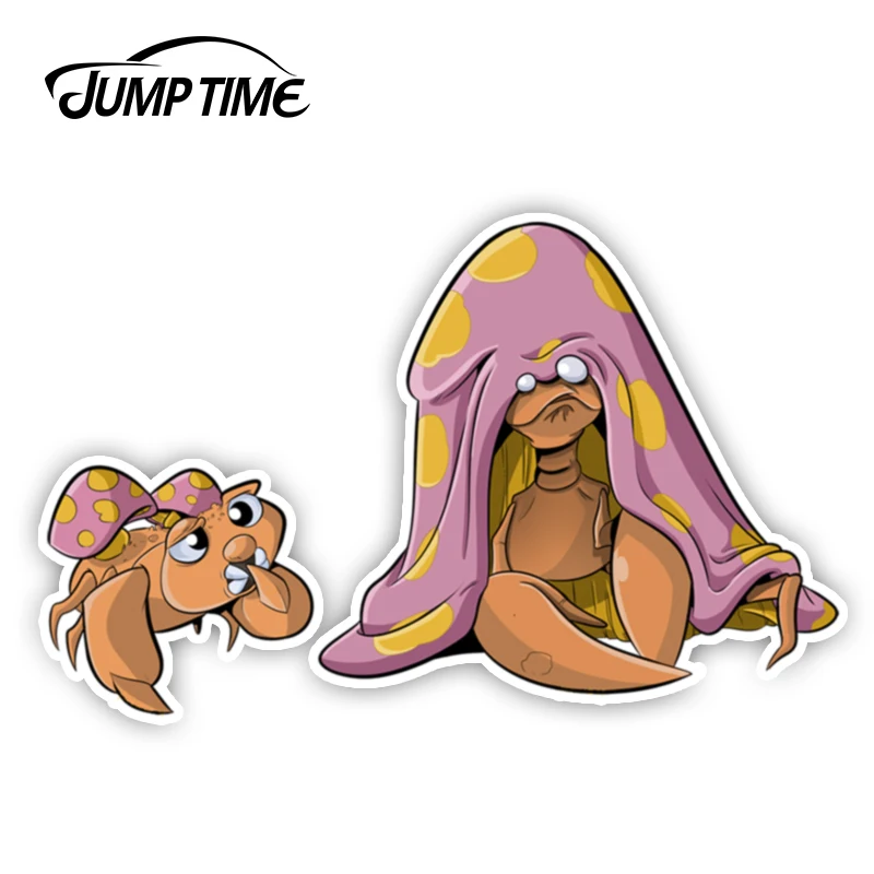 Jump Time 13 см x 8 2 грибы Покемон наклейка для автомобиля Стайлинг виниловый