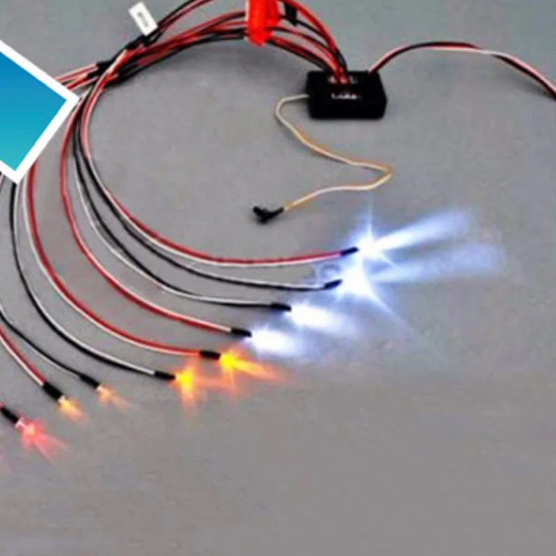 1:10 RC модель автомобиля грузовик светодиодный светильник комплект 12 Светодиодный