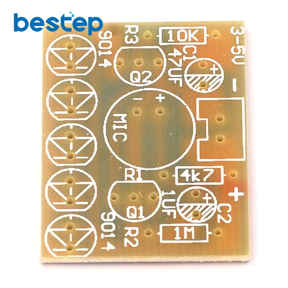 Электронные забавные наборы голосовое управление светодиодная лампа сделай сам