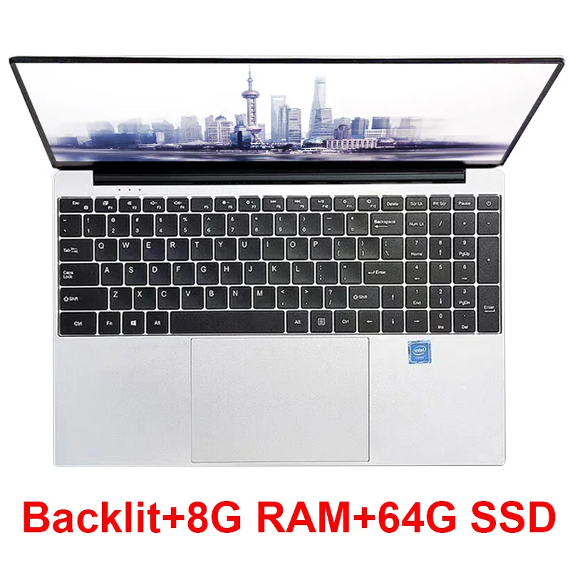 8G RAM 64G SSD 15,6 дюймовый ноутбук Intel i7 8 ГБ ОЗУ 1 ТБ 512G 256G 128G 64G SSD 1080P Windows 10 клавиатура с подсветкой Двухдиапазонная WiFi Игровые ноутбуки - Цвет: 8G RAM 64G SSD