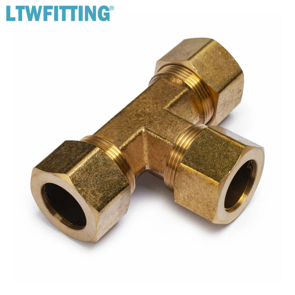 LTWFITTING 3/4 &quotOD компрессионный Тройник латунный Компрессионный фитинг|brass compression