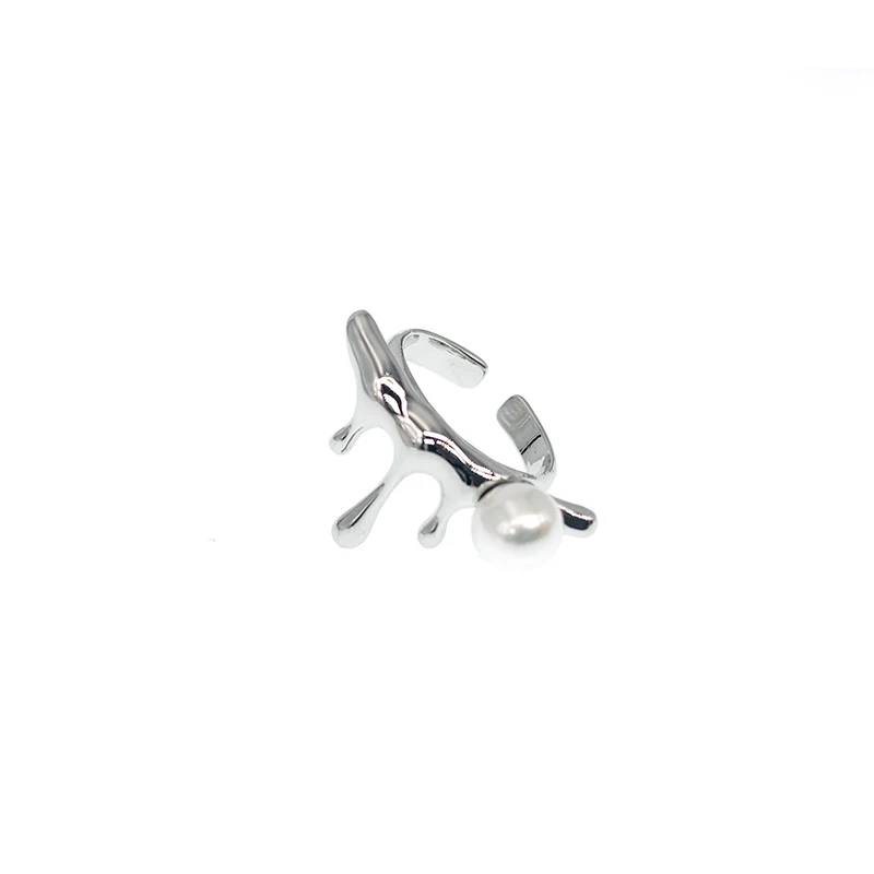 

Jsister French Style Water Drop Lava Vintage Design Ring Female Fashion Personality Metal Open Ring
