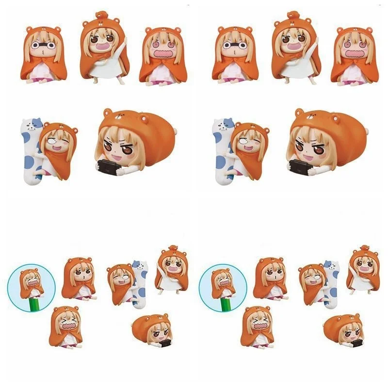 Новинка 2021 года 5 шт. аниме Himono Onna Himouto! Умару-Чан Мультяшные фигурки 4 см игры для
