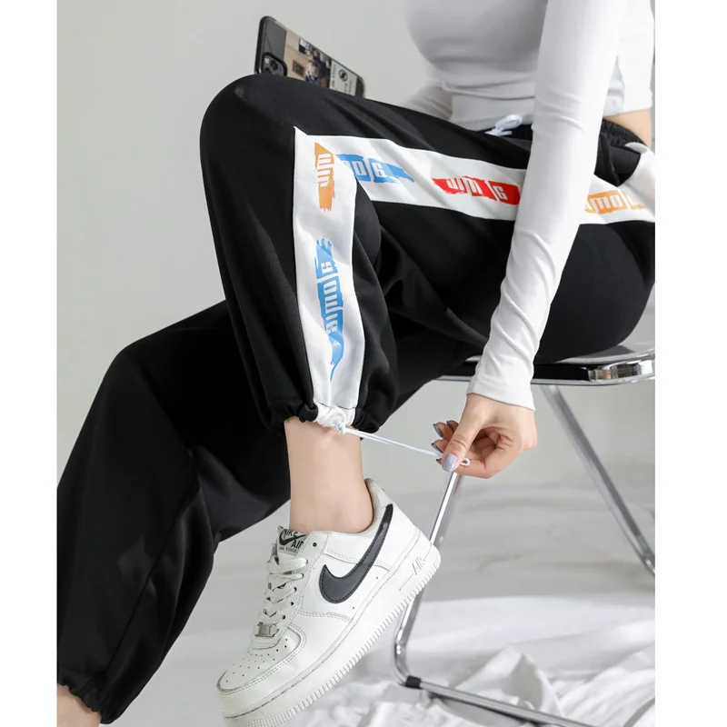 

Casual Pants Sports Pants Female Loose-Fit Tappered Trousers