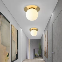 e27 modern led ceiling light for dining room living room kitchen glass lampshade hallway simple ceiling lamp led fixture bedroom