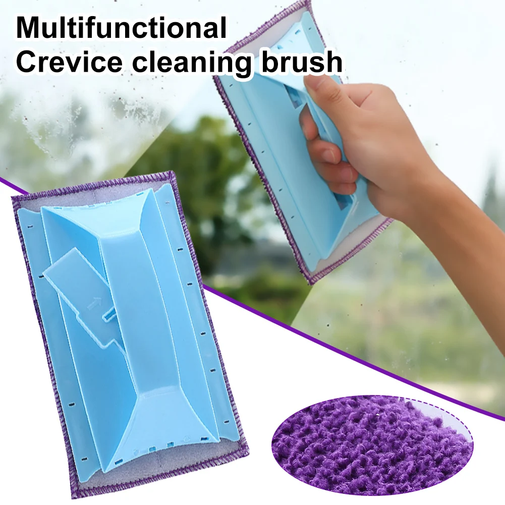 

2021 Foldable Brush For Cleaning Windows Wipe Glass Groove Cleaning Brush Washing Windows Sill Gap Track Brush Cleaning Tools