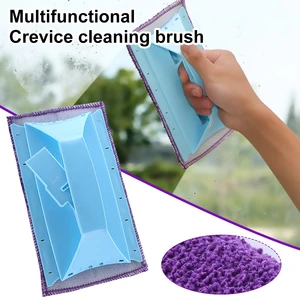 2021 Foldable Brush For Cleaning Windows Wipe Glass Groove Cleaning Brush Washing Windows Sill Gap Track Brush Cleaning Tools