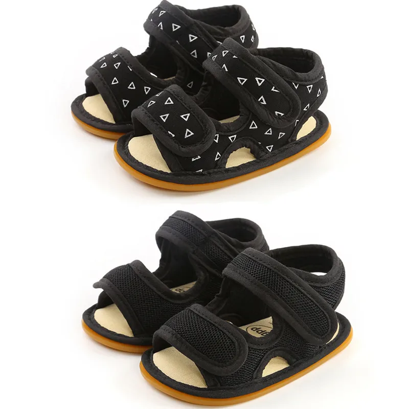 Детские мокасины на резиновой подошве летние сандалии из хлопчатобумажной ткани