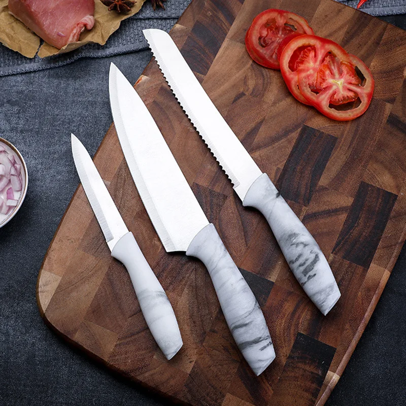 

Кухонные ножи из нержавеющей стали, поварской нож для хлеба, домашний комбинированный подарочный набор для нарезки фруктов