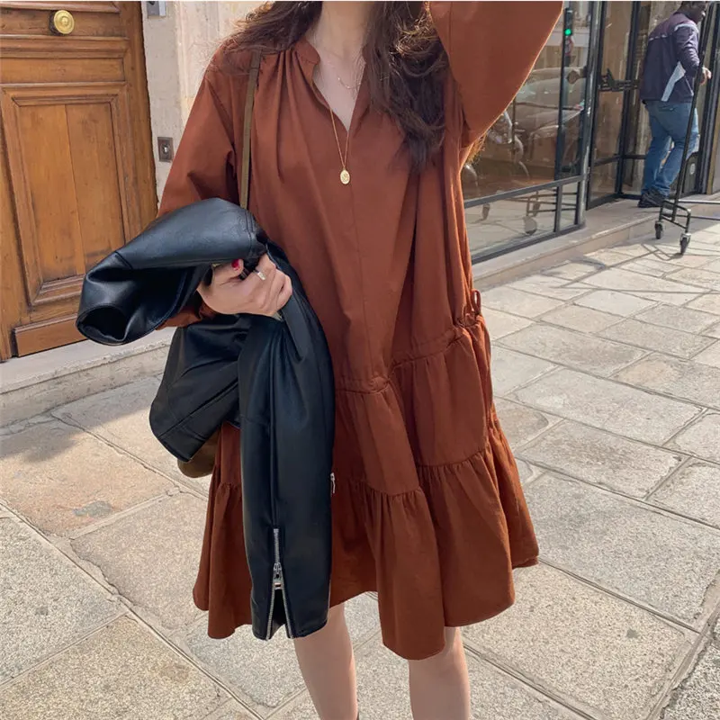 HziriP 2019 шикарные Элегантные Осенние милые модные короткие свободные