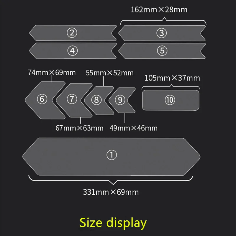 Наклейка на раму горного велосипеда устойчивая к царапинам противоскользящая