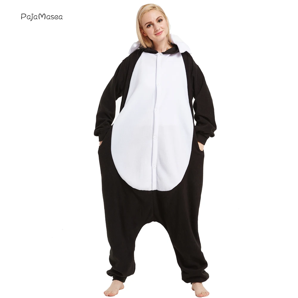 Black Wolf For Adults Women Onesie Girl Sleepwear Romper Cartoon Men Anime Pajamas Family Party Outfits Cosplay Kigurumi