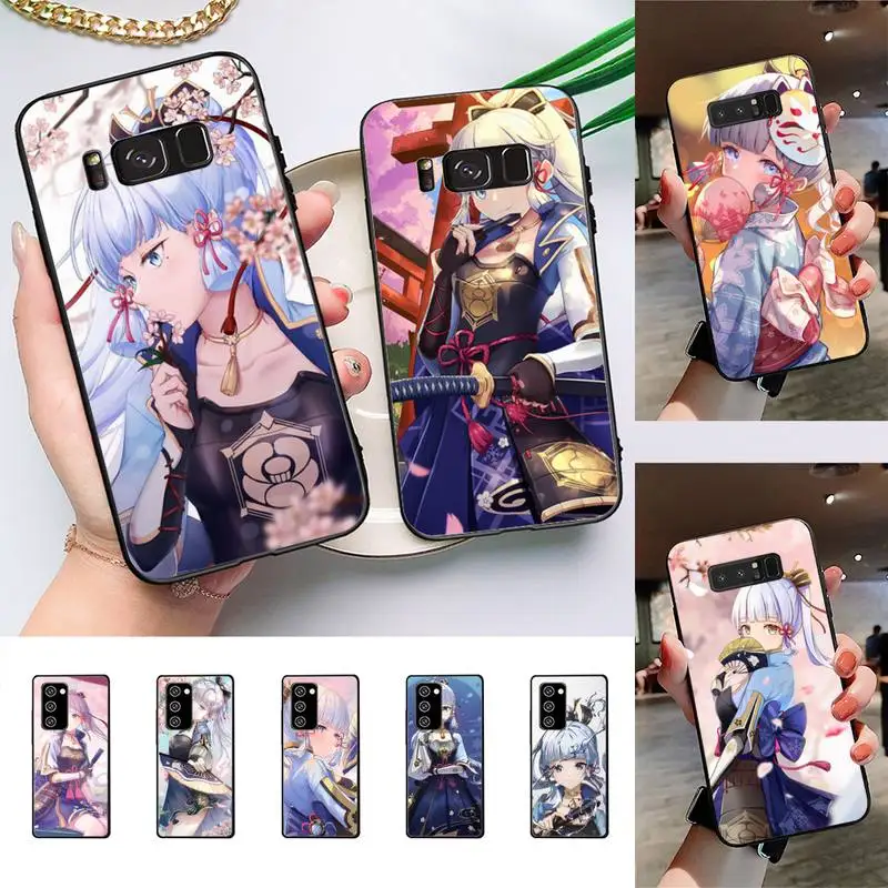 

Genshin Impact Kamisato Ayaka Phone Case For Samsung Galaxy Note10Pro Note20ultra cover for note20 note10lite M30S Back Coque