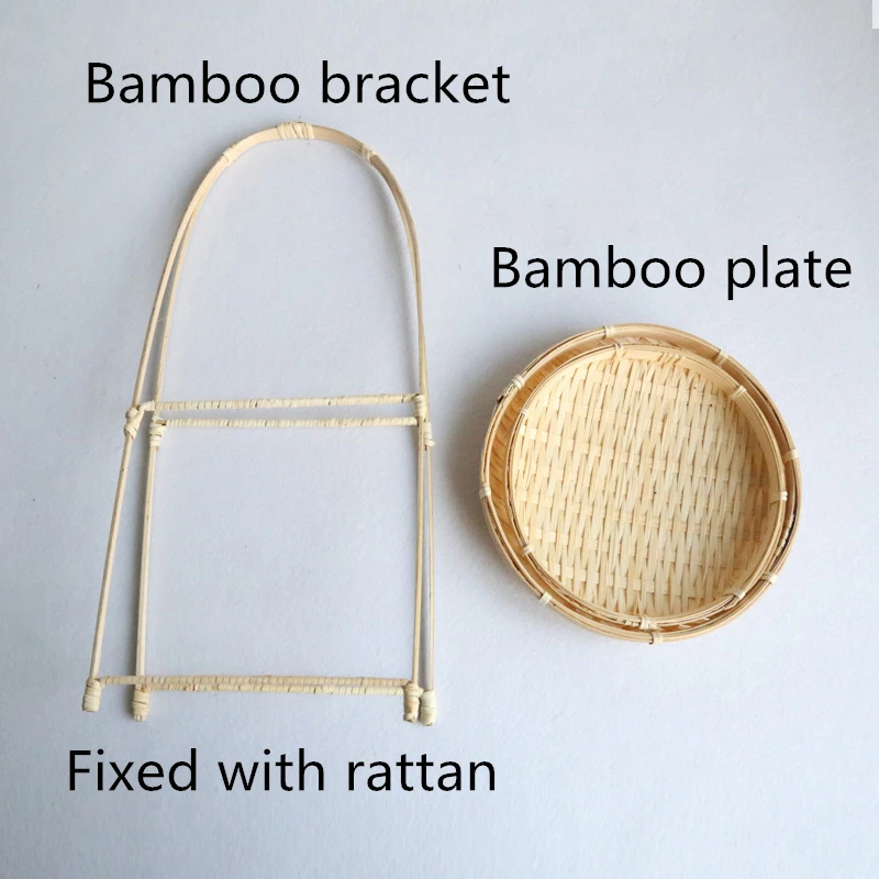 Бамбуковые плетеные корзины блюдо ручной работы домашний декор хранение фруктов