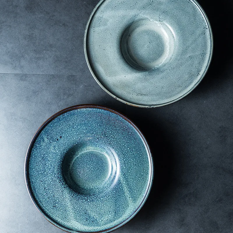 European Creative Personality Ceramic Western Pasta Dish Soup Straw Hat Dessert Plate Kitchen Dinnerware Home Deep | Дом и сад