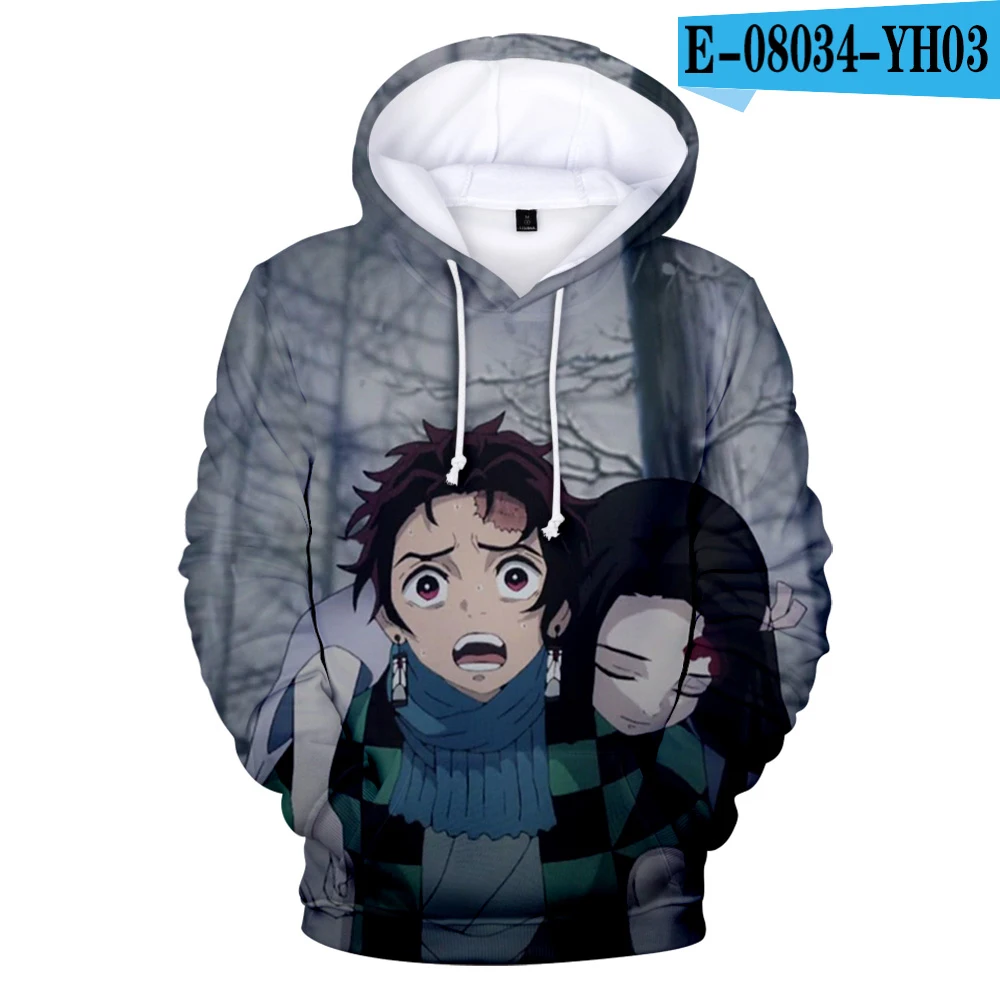 3D Горячая личность 3D прибытие Demon Slayer Kimetsu no Yaiba толстовки Толстовка модный дизайн для мужчин/мальчиков осень зима толстовка - Цвет: 3D