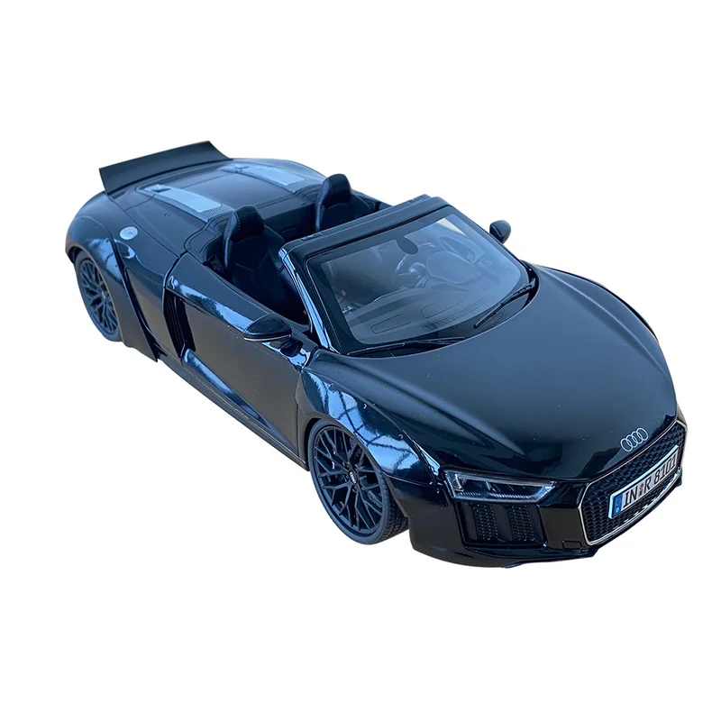 

Diecast 1:18 Vehicles Simulation 26cm Audi R8 Sports Convertible Car Aolly Collection Ornaments Model Car Kid Gift