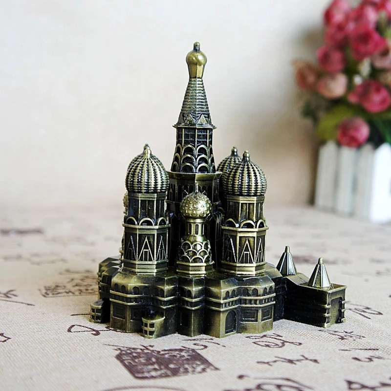 2019 новые украшения для офиса дома металлическая модель Кремля Ремесло