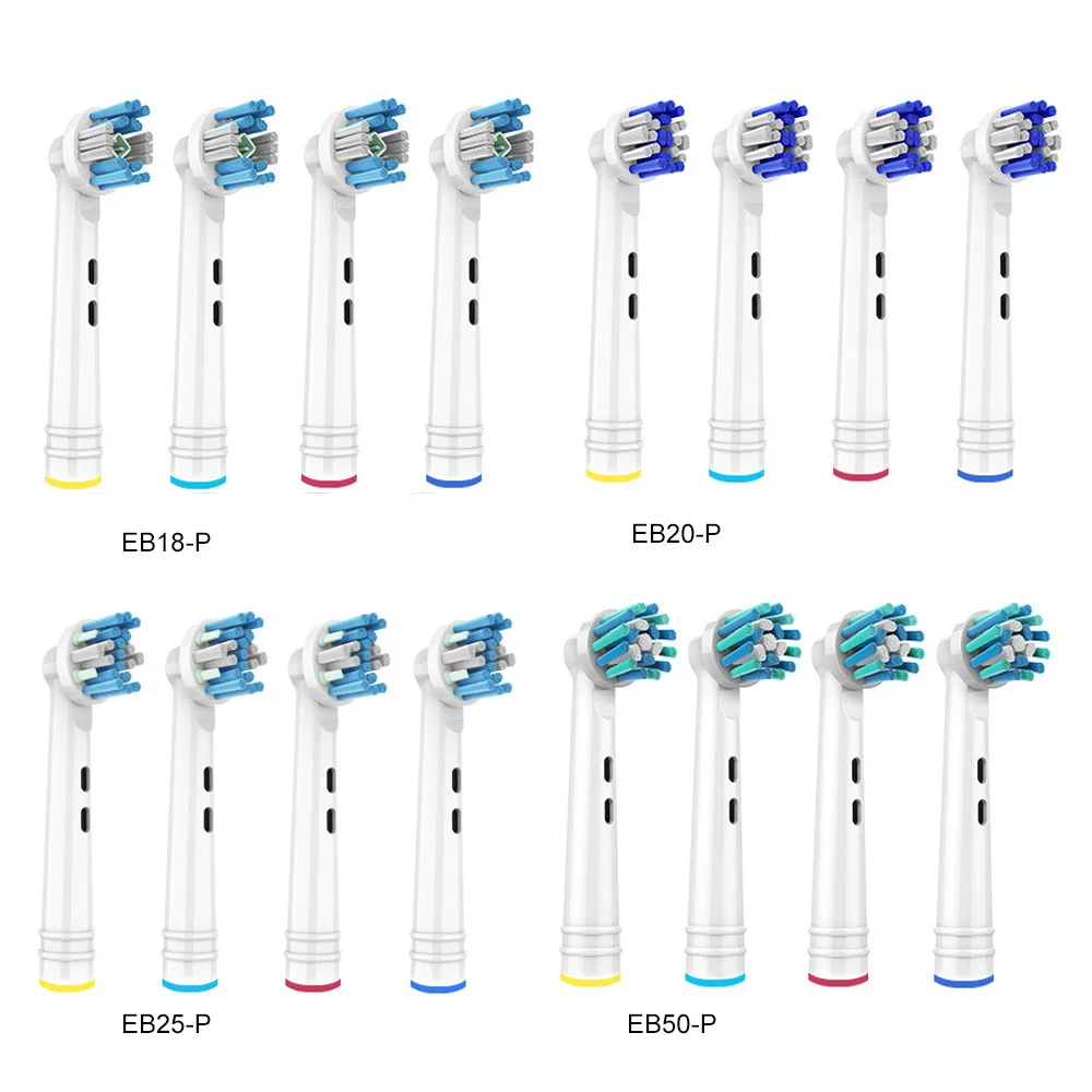 Насадки для зубной щетки Oral B, 16 шт, совместимы с профессиональными гениальными и умными, в том числе с нитью, крестом, точностью и отбеливанием Насадки для зубной щетки Oral B, 16 шт, совместимы с профессиональными гениальными и умными, в том числе с нитью, крестом, точностью и отбеливанием