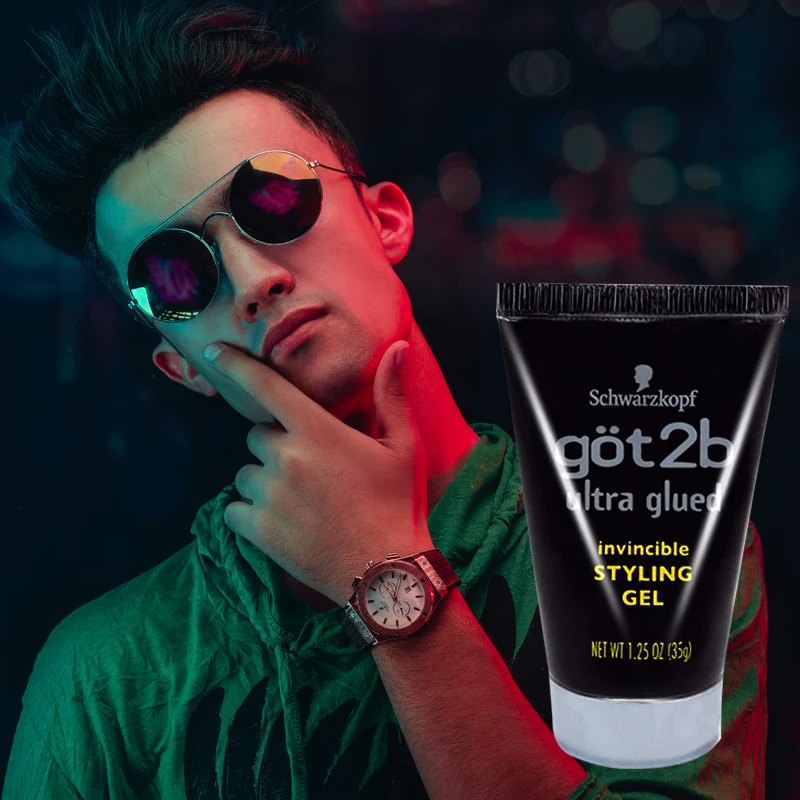 

Got2Be Free Shipping Got 2b Ultra Glued Invincible Styling Hair Gel, 35g /170g