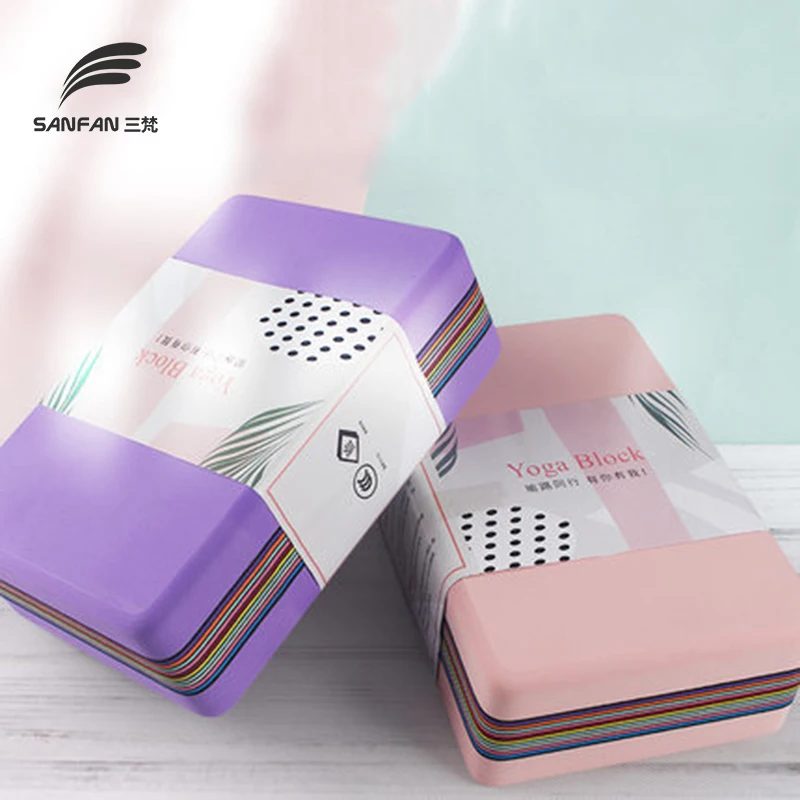 Набор блоков для йоги блок EVA пенопластовый кирпич спортивные инструменты