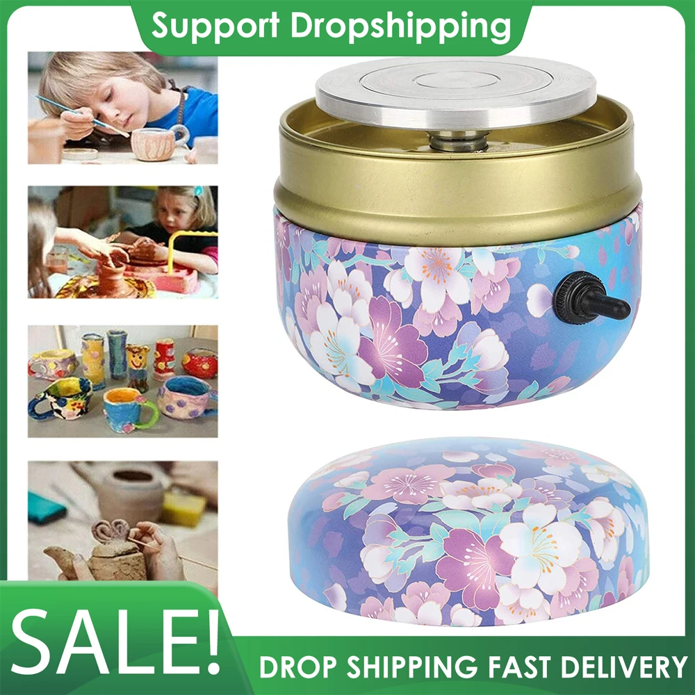 

Mini Electric Pottery Wheel Ceramic Machine Pottery Wheel Machine Ceramic Shaping Tool Work Clay Art Craft Diy Machine 2000RPM