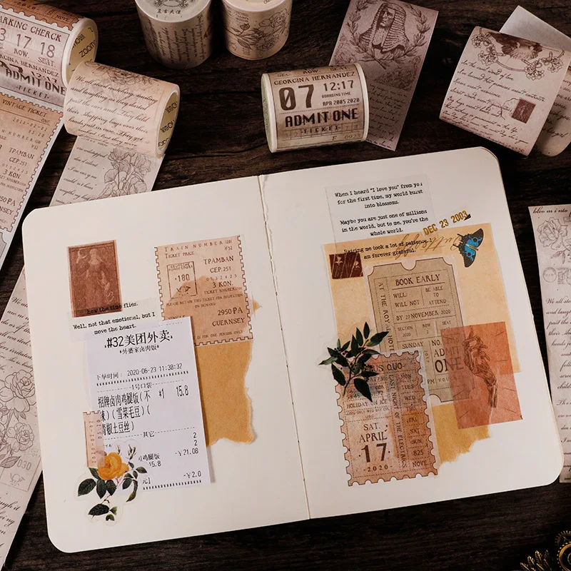 Наклейки с изображением поэтов ангелов растений ретро декоративные бумажные