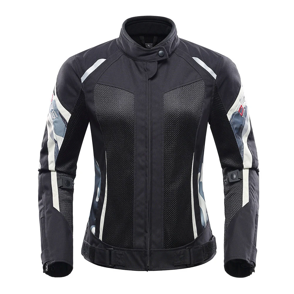 

Motorcycle female jacket motobike riding jacket windproof protective armor clothing For R1 R6 R125 R15 FZ16 FZ1 MT09 MT07 FZ6