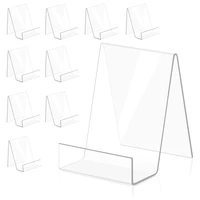 display easels clear acrylic book stand holder with ledge for displaying picture albumsbooksmusic sheetsnotebooks