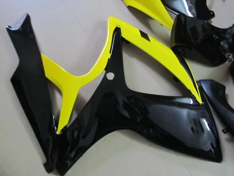 Комплект обтекателей для мотоцикла GSXR600 750 06 07 GSXR750 K6 2006 2007 ABS желто черные