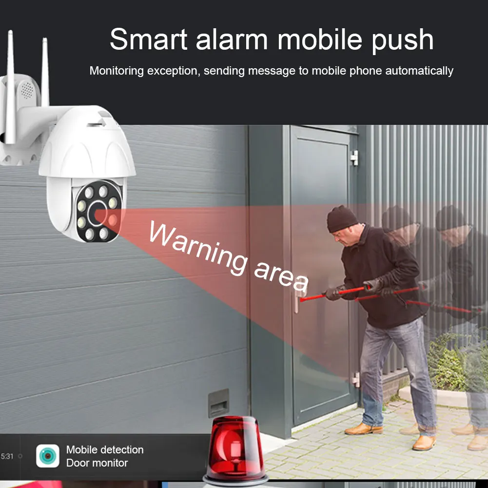 1080P сетевая Простая установка для наружного наблюдения Водонепроницаемая мини