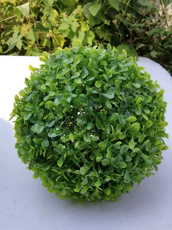 Искусственное растение пластиковый арахисовый лист соломенный шар для гостиной