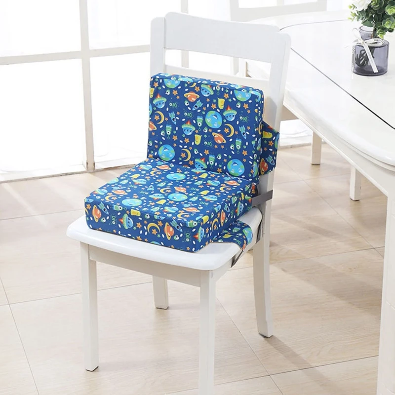 

Anti-Skid Cartoon Print Dining Children Cushion Increased Pad High Chair Booster