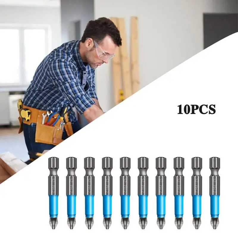 

Screwdriver Anti-slip Single Head Hex Shank Drill Screwdriver Magnetic 10 1/4 x Spanner Inch Screwdriver 50mm