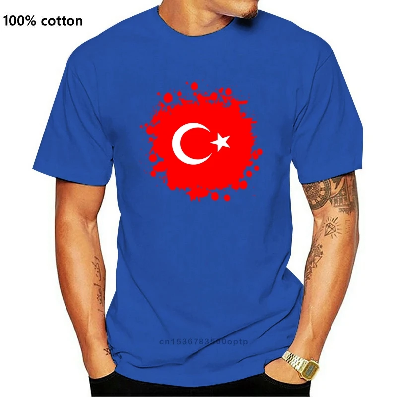 

Men's Turkey blob t shirt Printing 100% cotton Euro Size S-3xl Letter Crazy fashion summer Novelty shirt