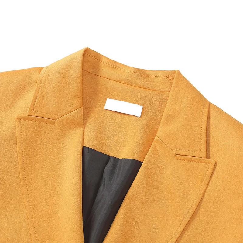 Fitaylor новинка весенне-осенние офисные женские двубортные блейзеры на шнуровке