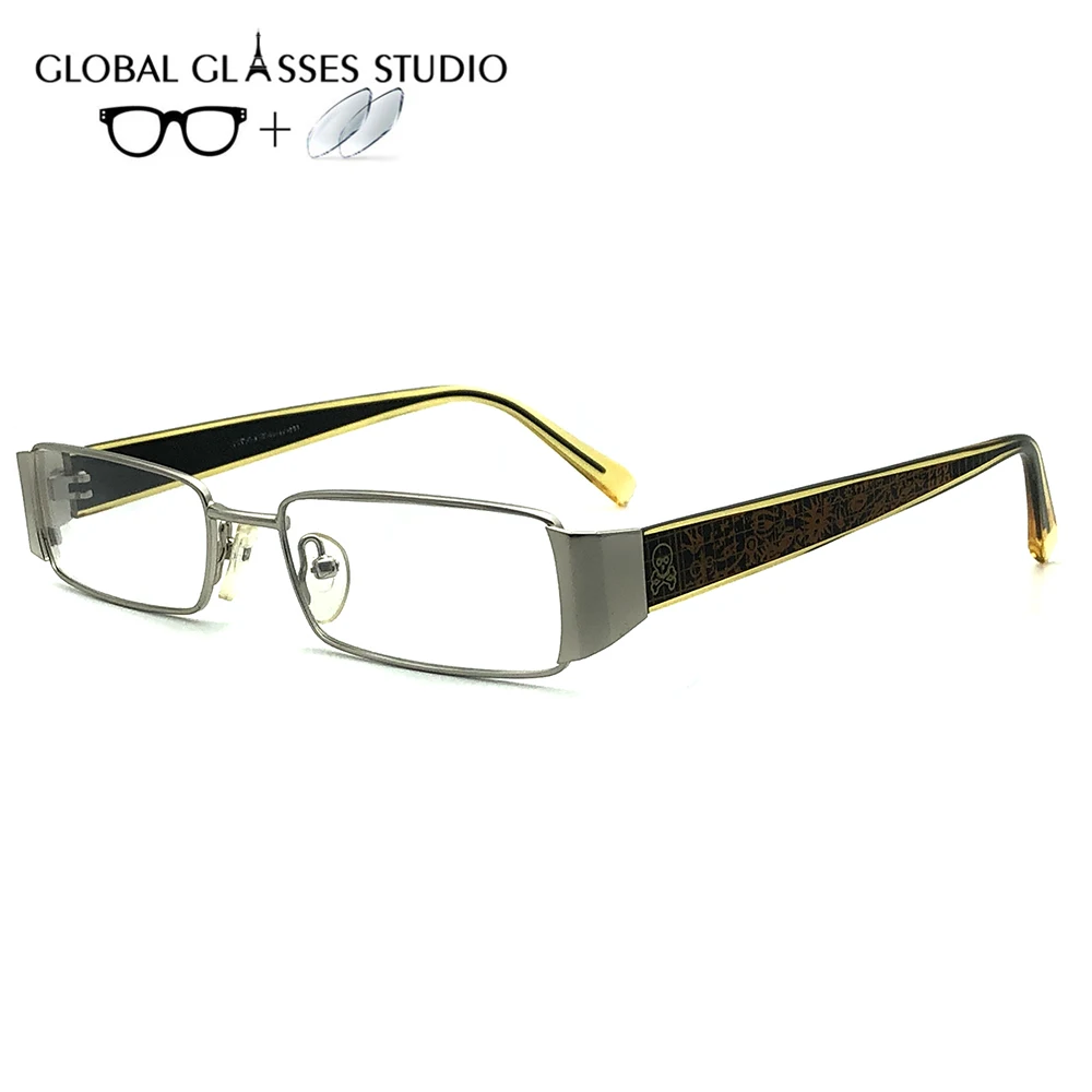

A5701 Women Men Metal Glasses Frame Eyewear Eyeglasses Reading Myopia Prescription Lens 1.56 Index