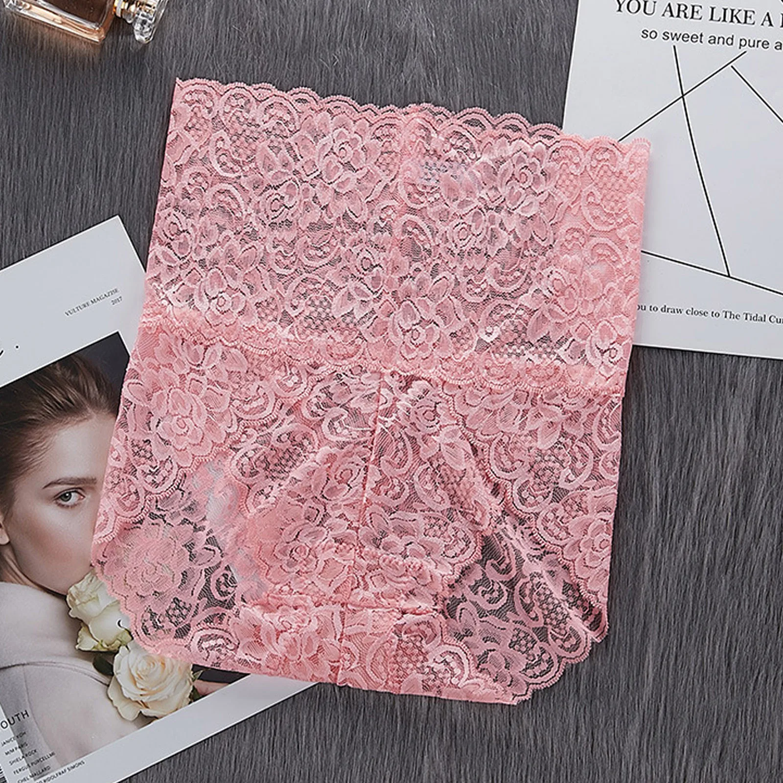 Для женщин кружевные трусики с высокой талией животик Управление трусы