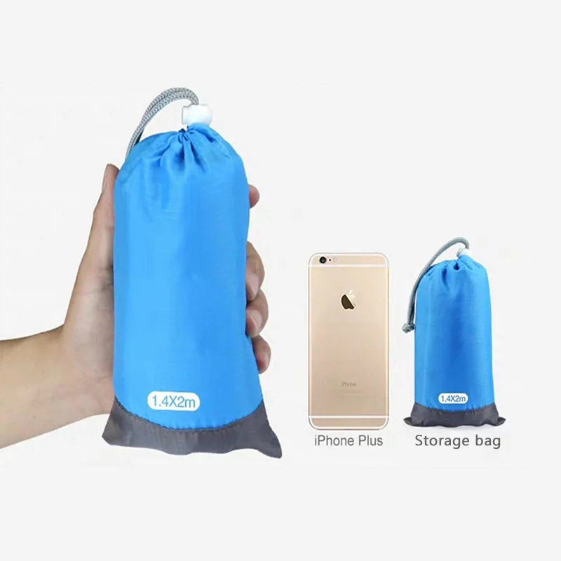 구매 1.4*2m 캠핑 매트 방수 비치 담요 야외 휴대용 피크닉 지상 매트 매트리스 야외 캠핑 피크닉 매트 담요