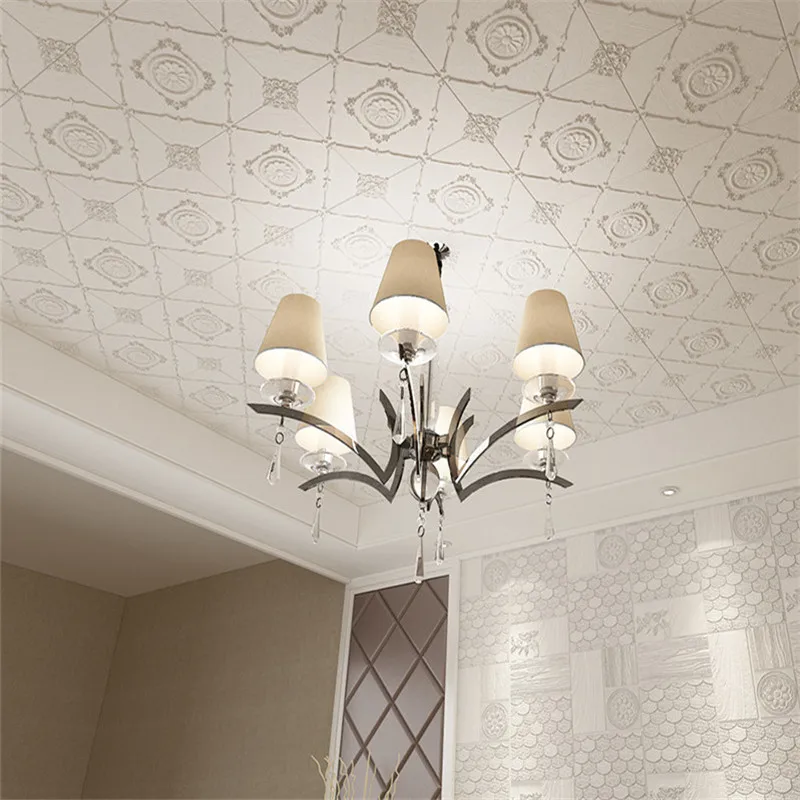 Белая Роскошная 3d наклейка на стену в Европейском стиле трехмерная настенная